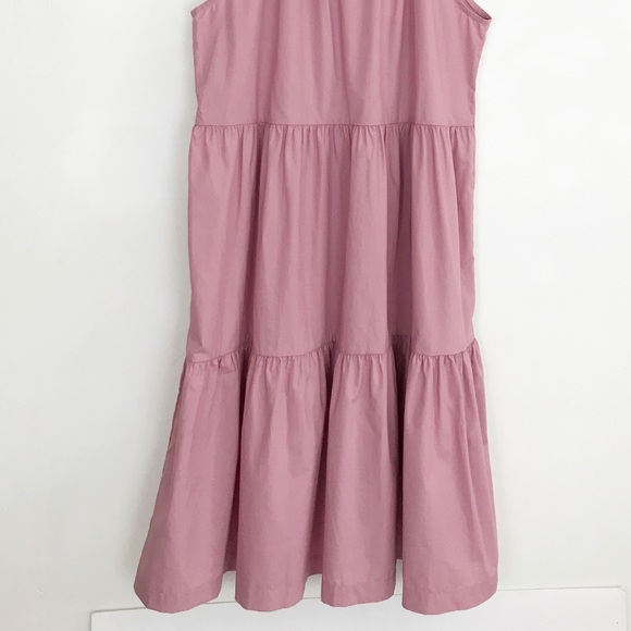 A New Day Pink Tiered Halter Dress Sundress  Summer Small MWT - Picture 6 of 12